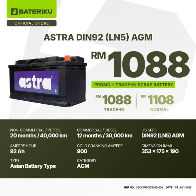 ASTRA DIN92 (LN5) AGM